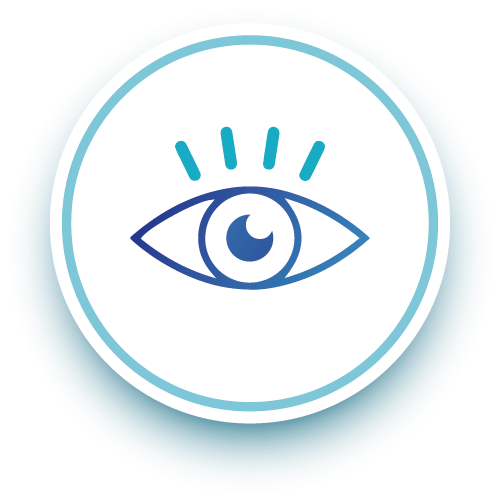 Icono visibilidad en piel